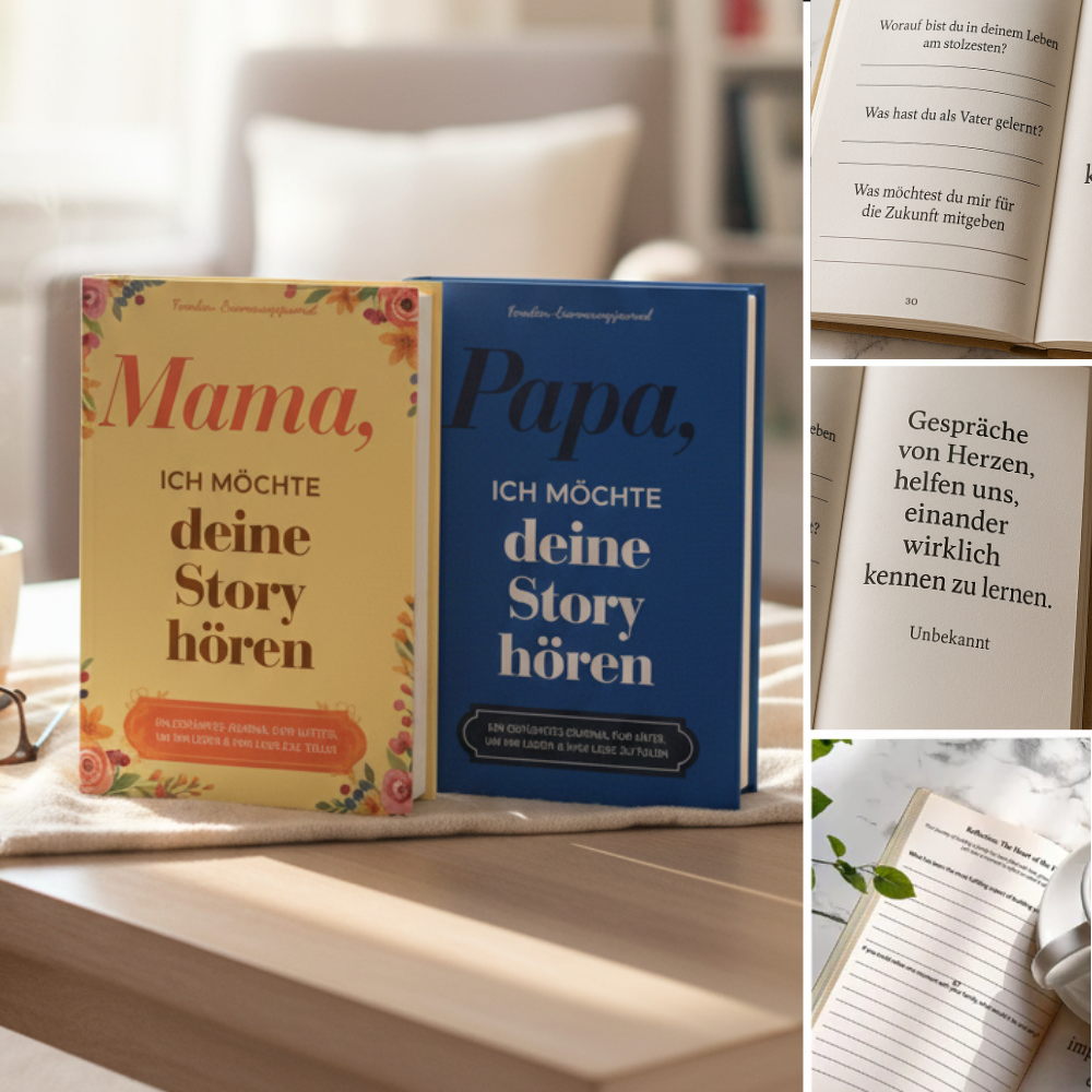"Ich möchte deine Geschichte hören" - Familienjournal